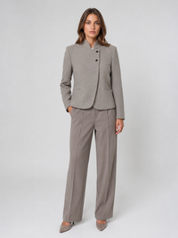 Blazer Cintré Femme Gris
