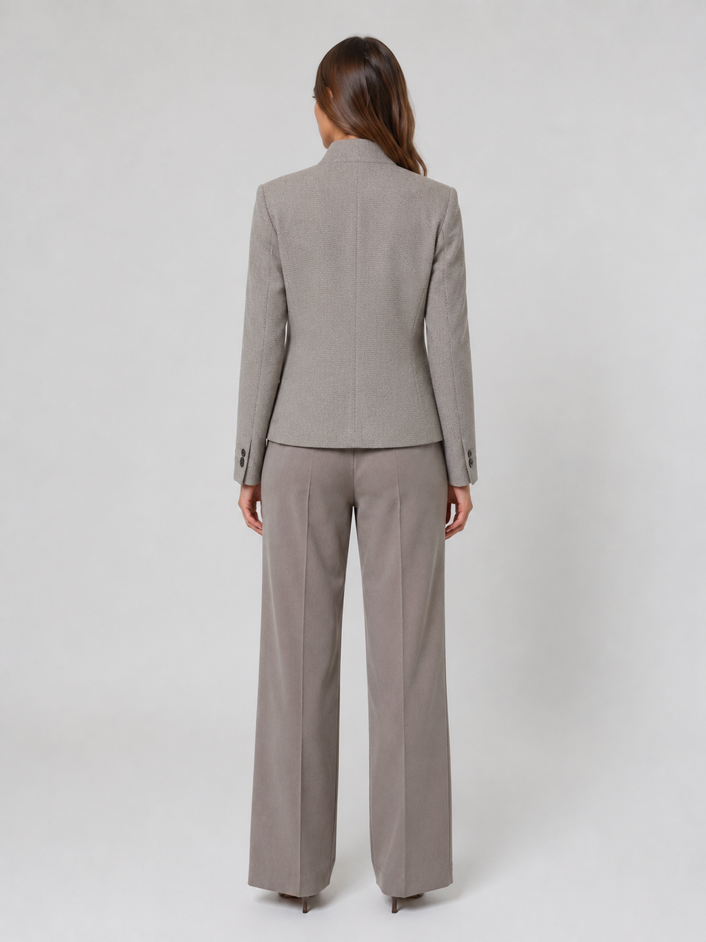 Blazer Cintré Femme Gris