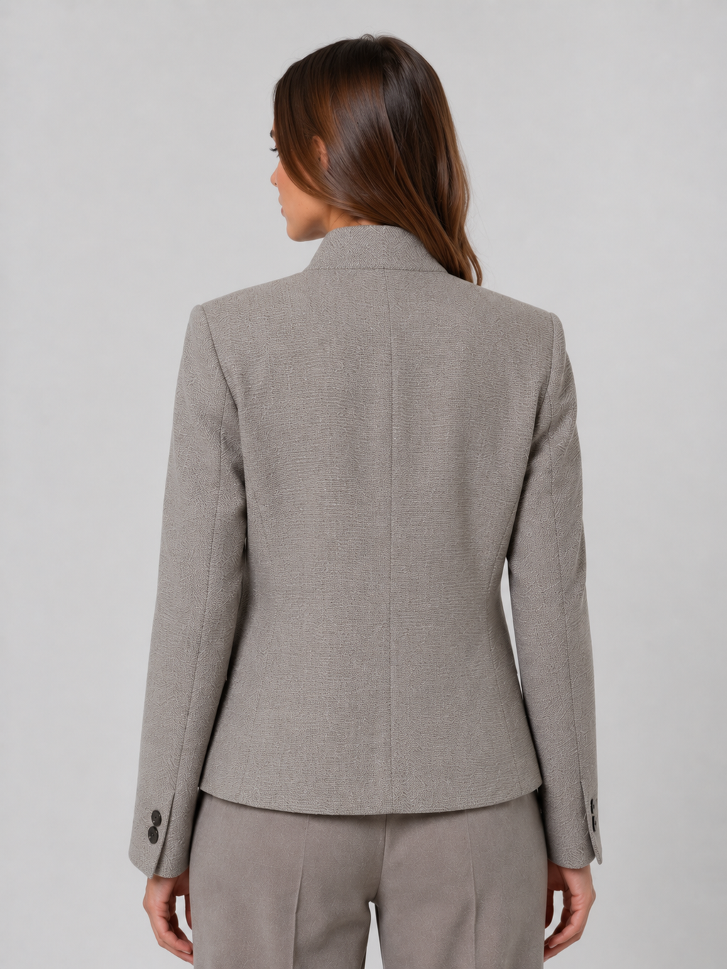 Blazer Cintré Femme Gris