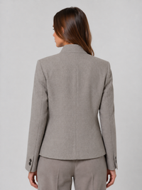 Blazer Cintré Femme Gris