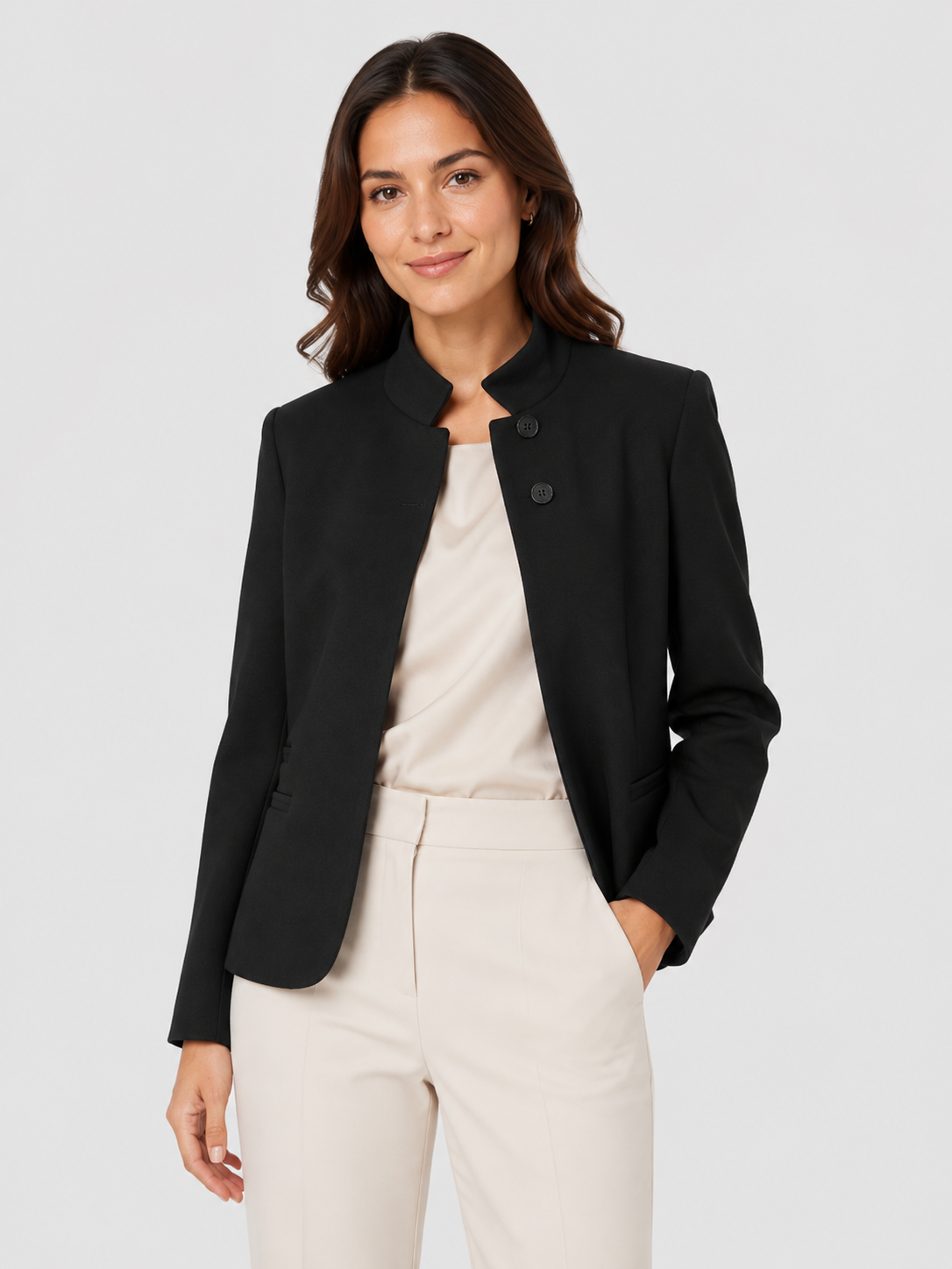 Blazer Cintré Femme Noir