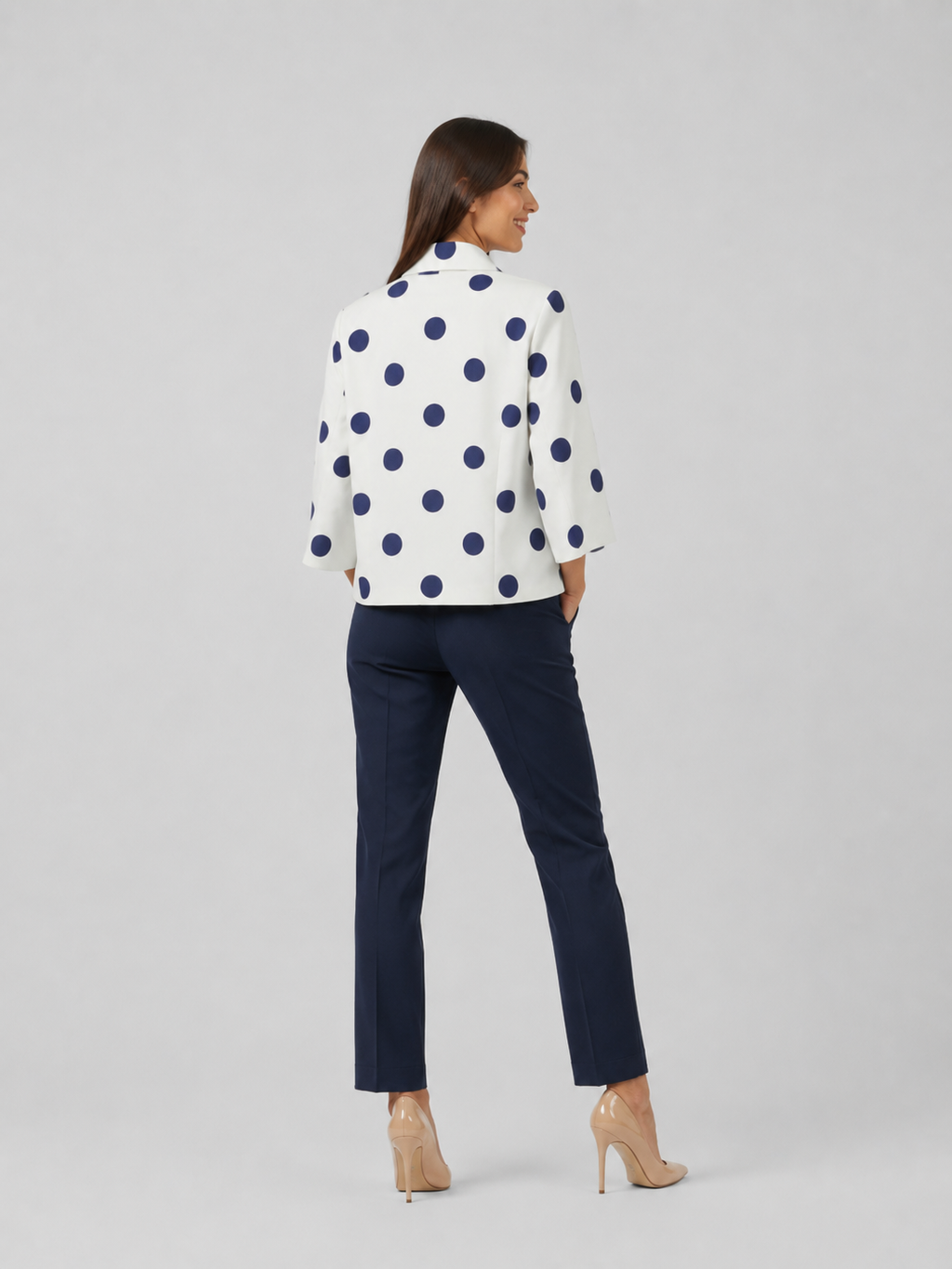 Blazer Blanc Cintré Femme