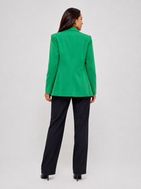 Blazer Long Grande Taille Femme Vert