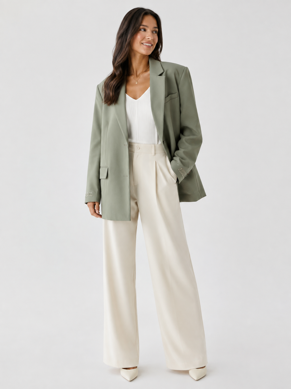 Blazer Oversize Long Vert