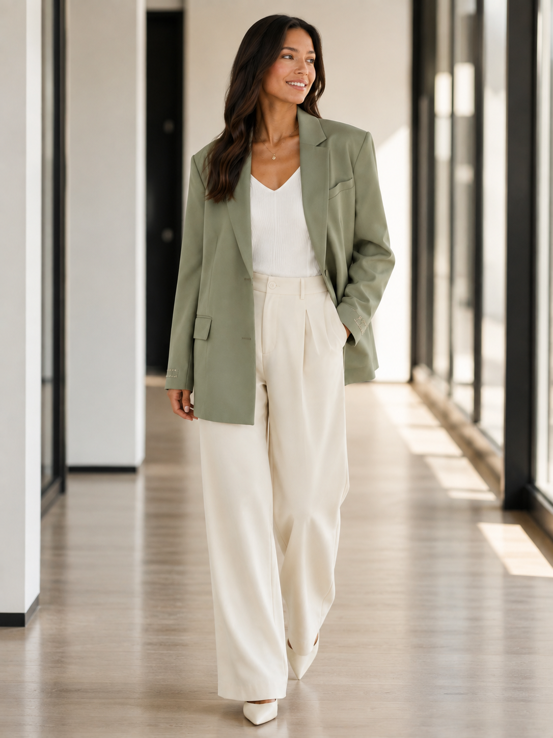 Blazer Oversize Long Vert