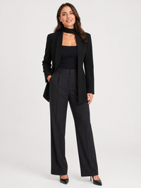 Blazer Noir Femme Cintrée