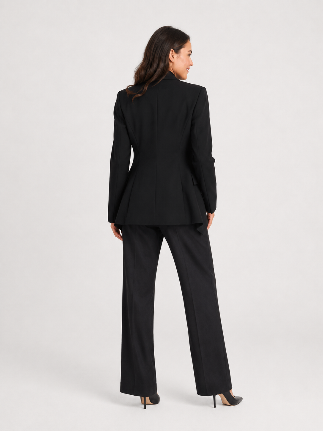 Blazer Noir Femme Cintrée