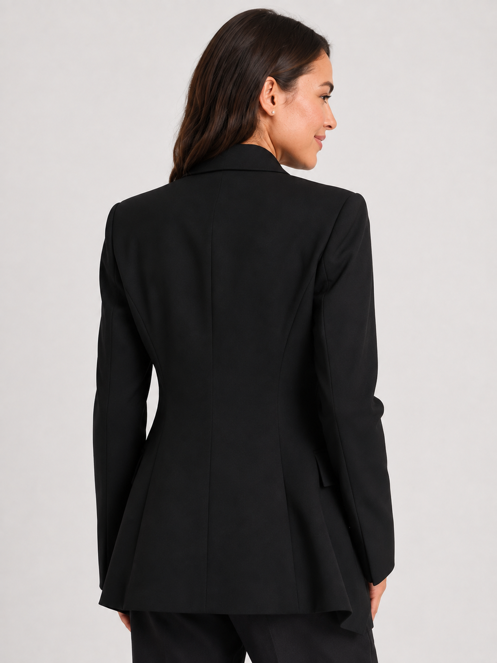 Blazer Noir Femme Cintrée
