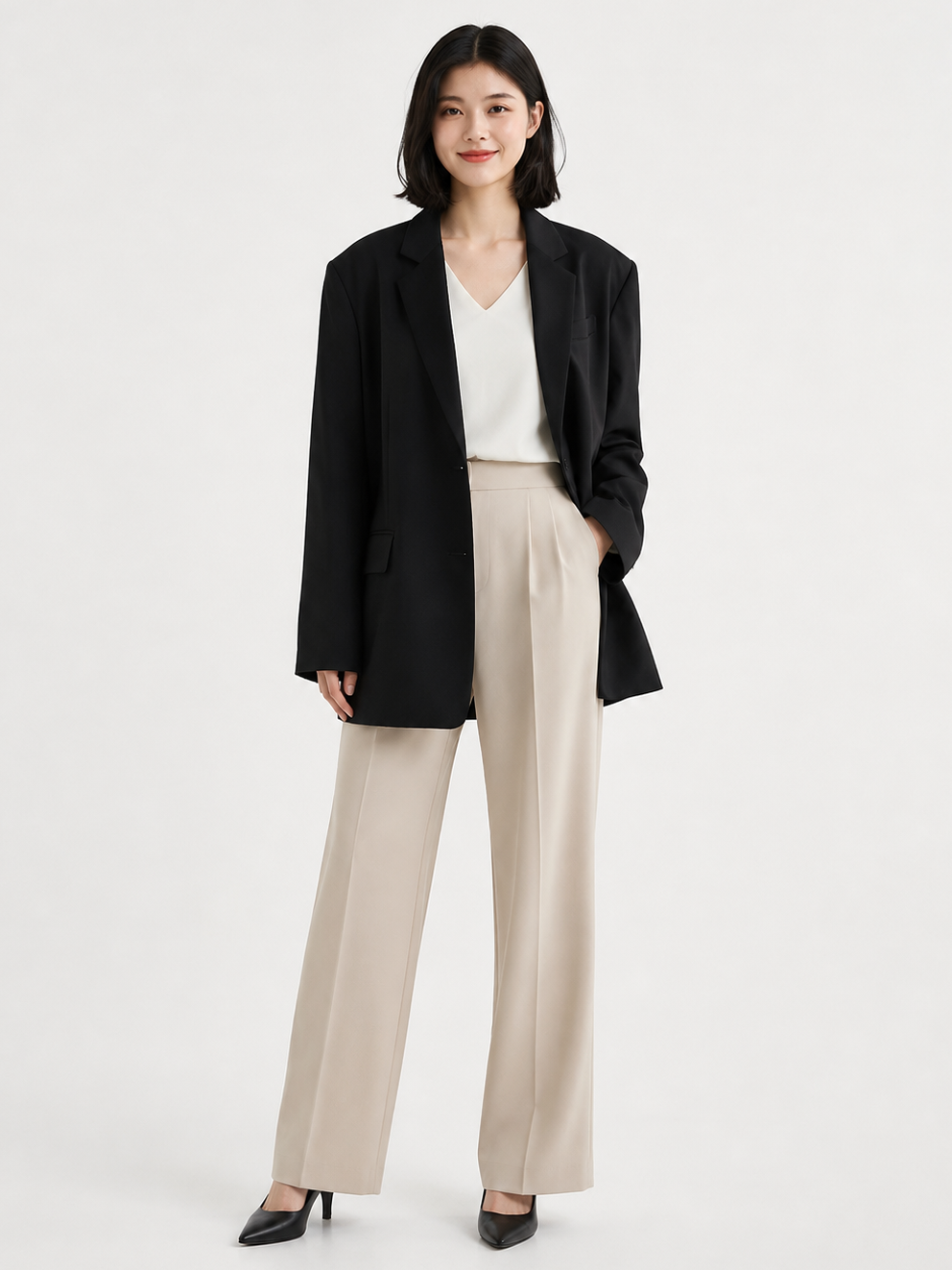 Blazer Oversize Long Noir