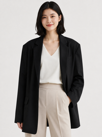 Blazer Oversize Long Noir