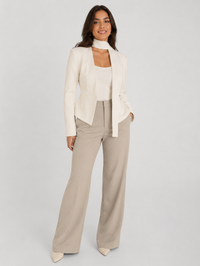Blazer Blanc Cintrée Femme