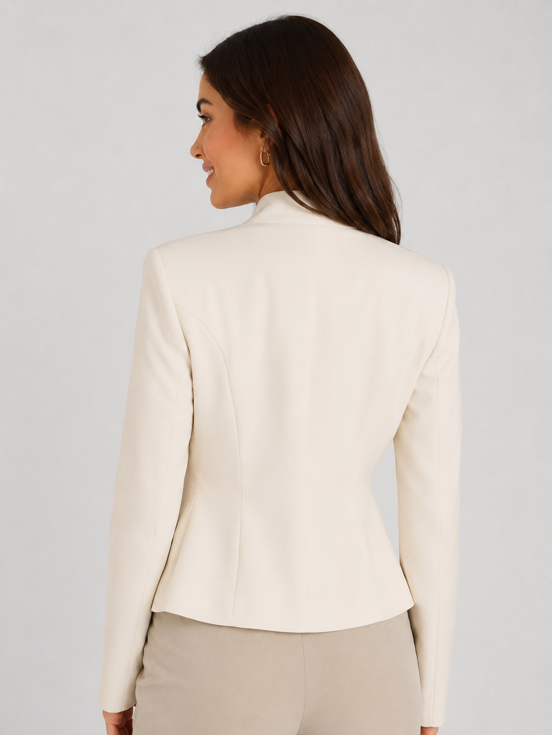 Blazer Blanc Cintrée Femme