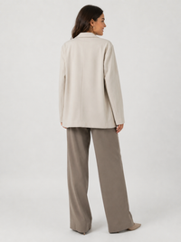 Blazer Oversize Blanc Femme