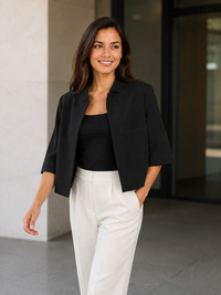 Blazer Femme Chic Noir