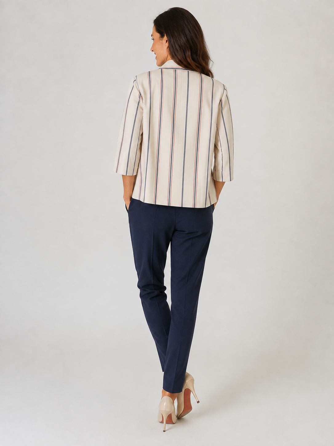 Blazer Beige Femme Chic
