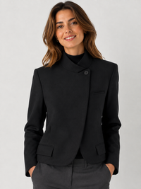 Blazer Femme Noir Oversize