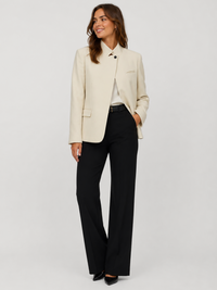 Blazer Beige Oversize Femme