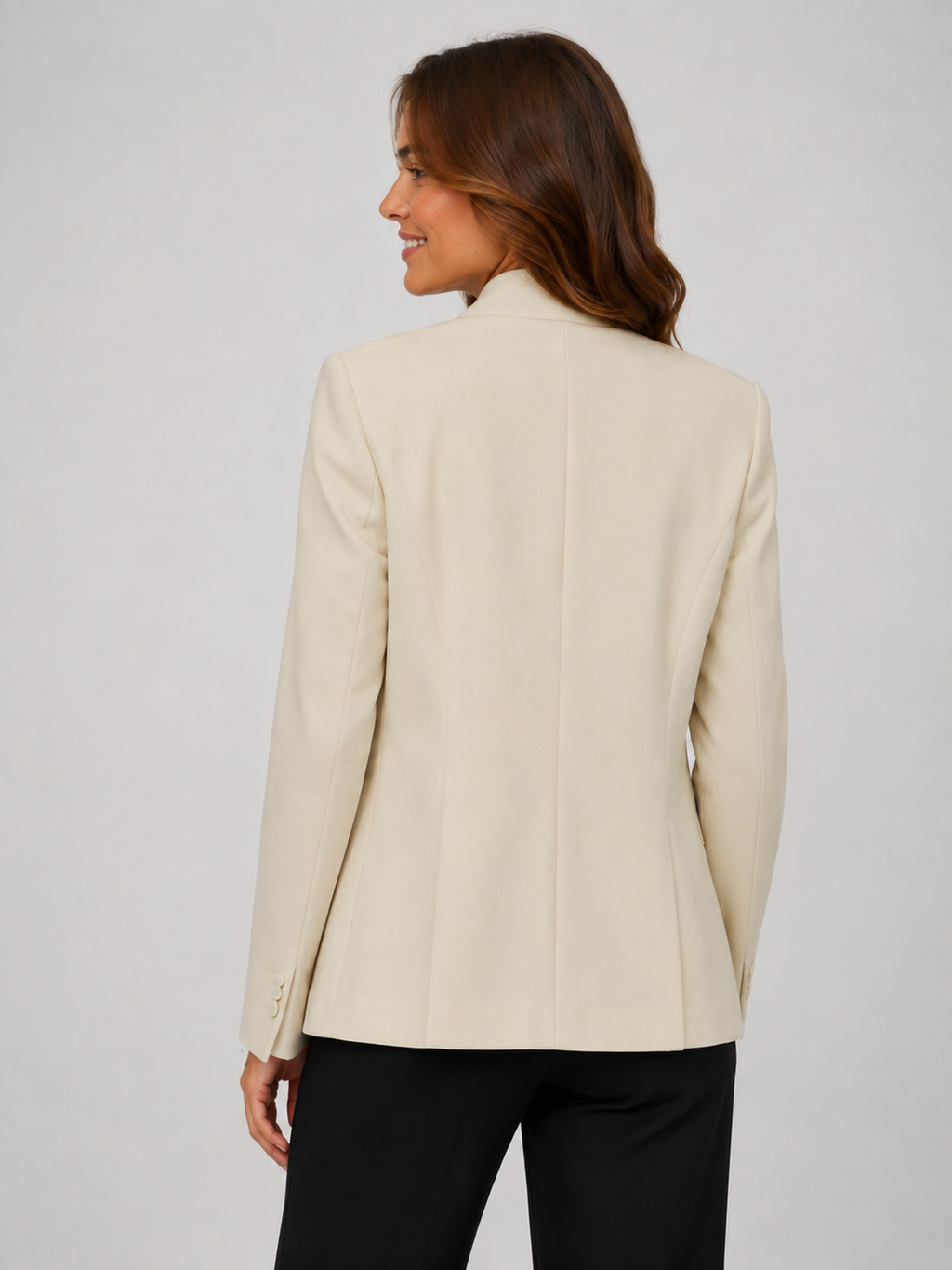 Blazer Beige Oversize Femme