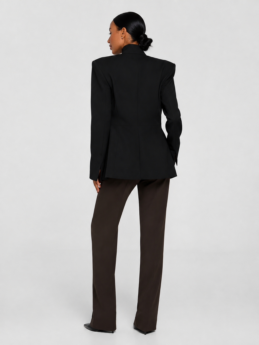 Robe Blazer Noir Femme