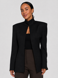 Robe Blazer Noir Femme