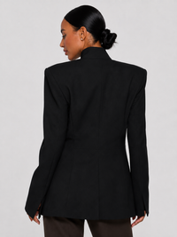 Robe Blazer Noir Femme