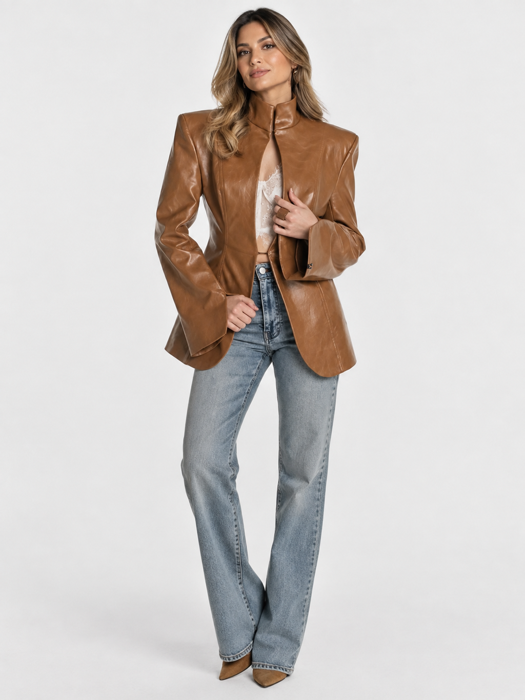 Blazer Marron Clair
