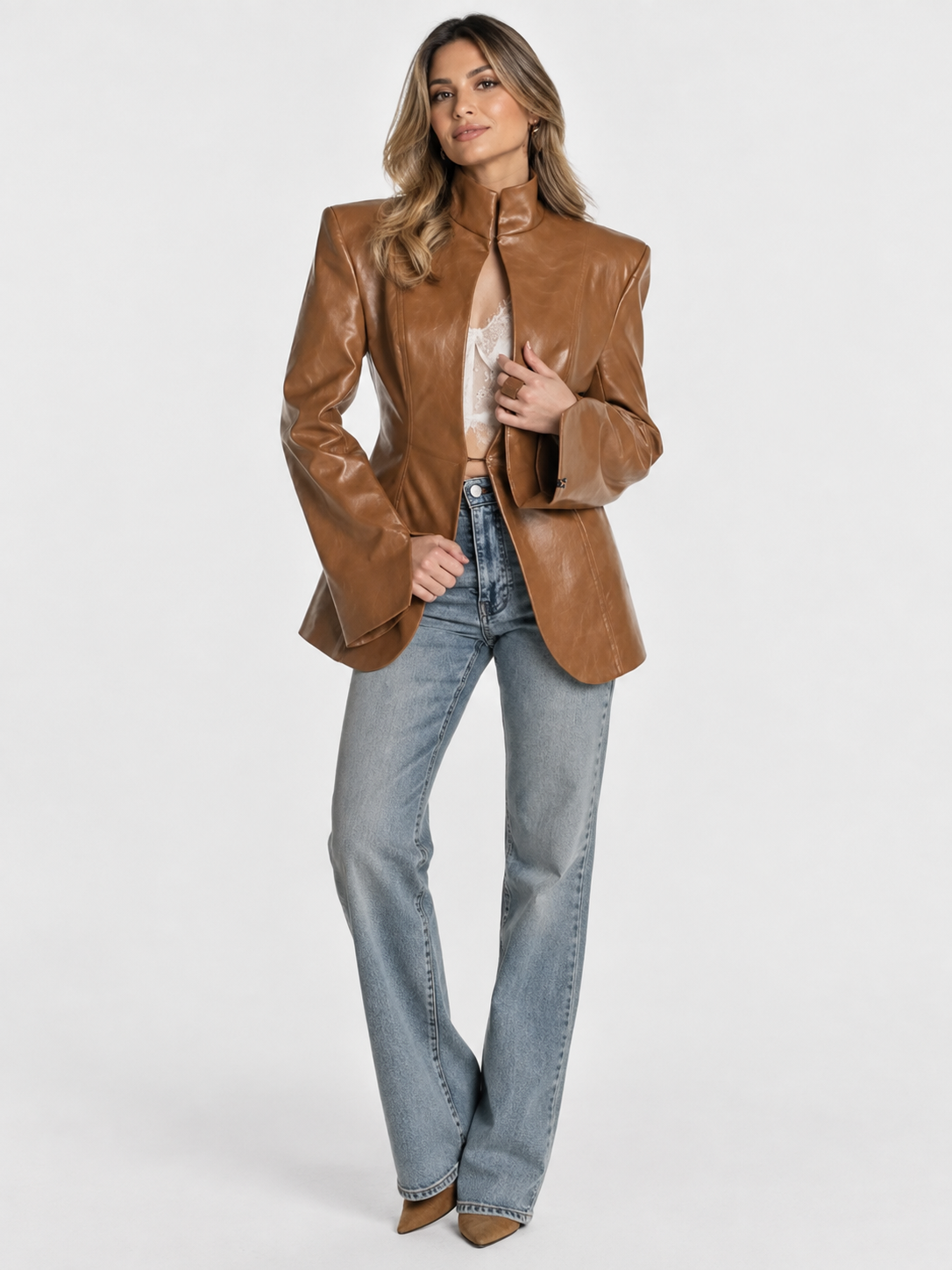 Blazer Marron Clair