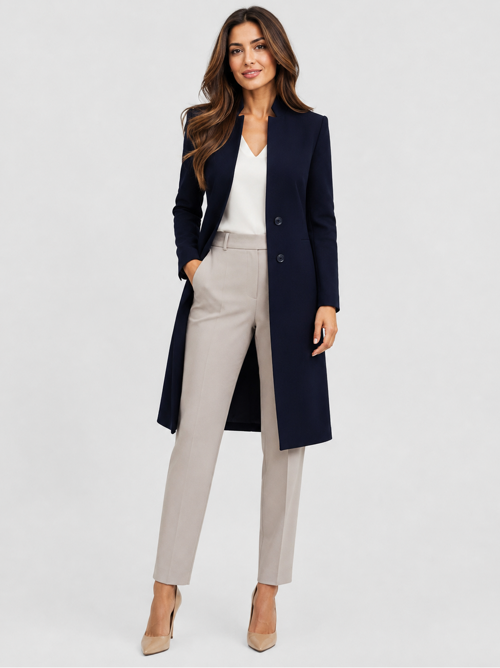 Robe Blazer Femme Chic Bleu
