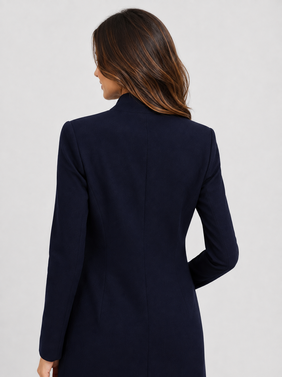 Robe Blazer Femme Chic Bleu