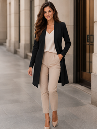Robe Blazer Femme Chic Noir
