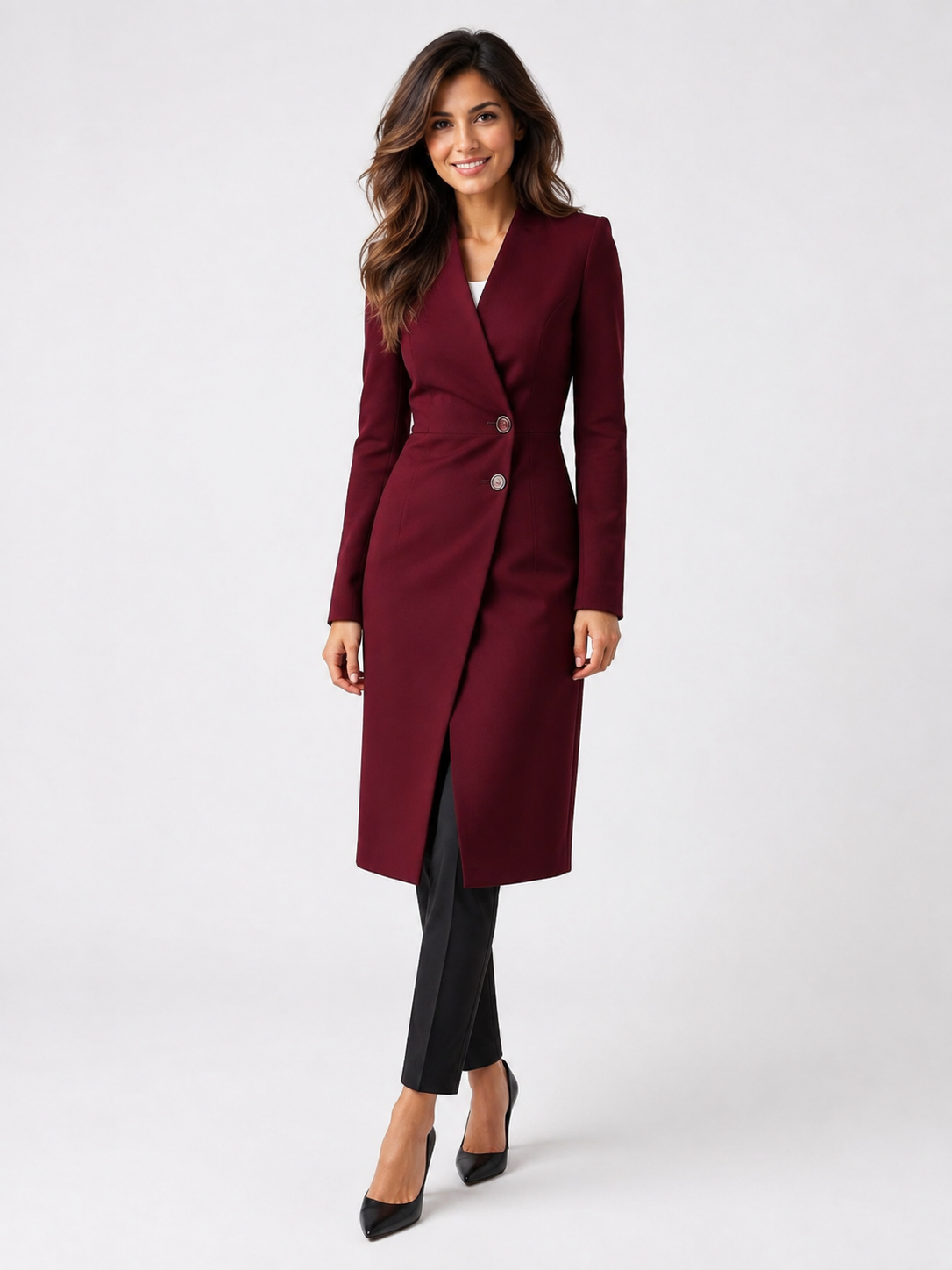 Robe Blazer Femme Chic Rouge