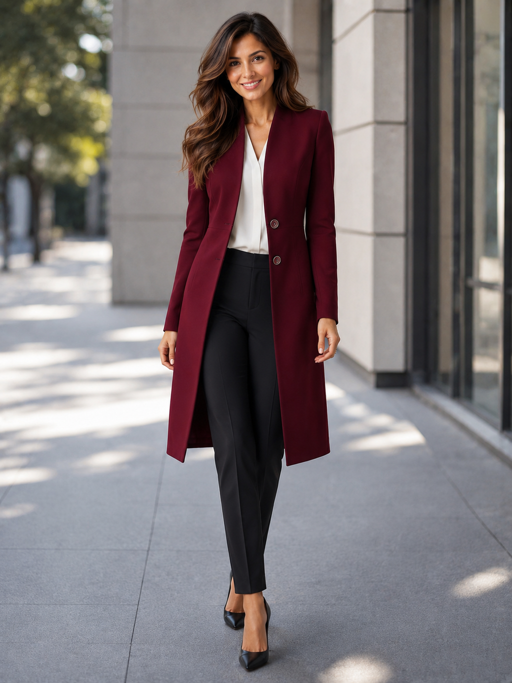 Robe Blazer Femme Chic Rouge