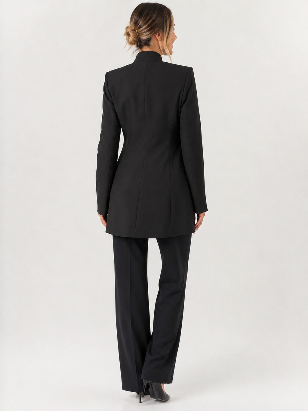 Robe Blazer Chic Femme Noir