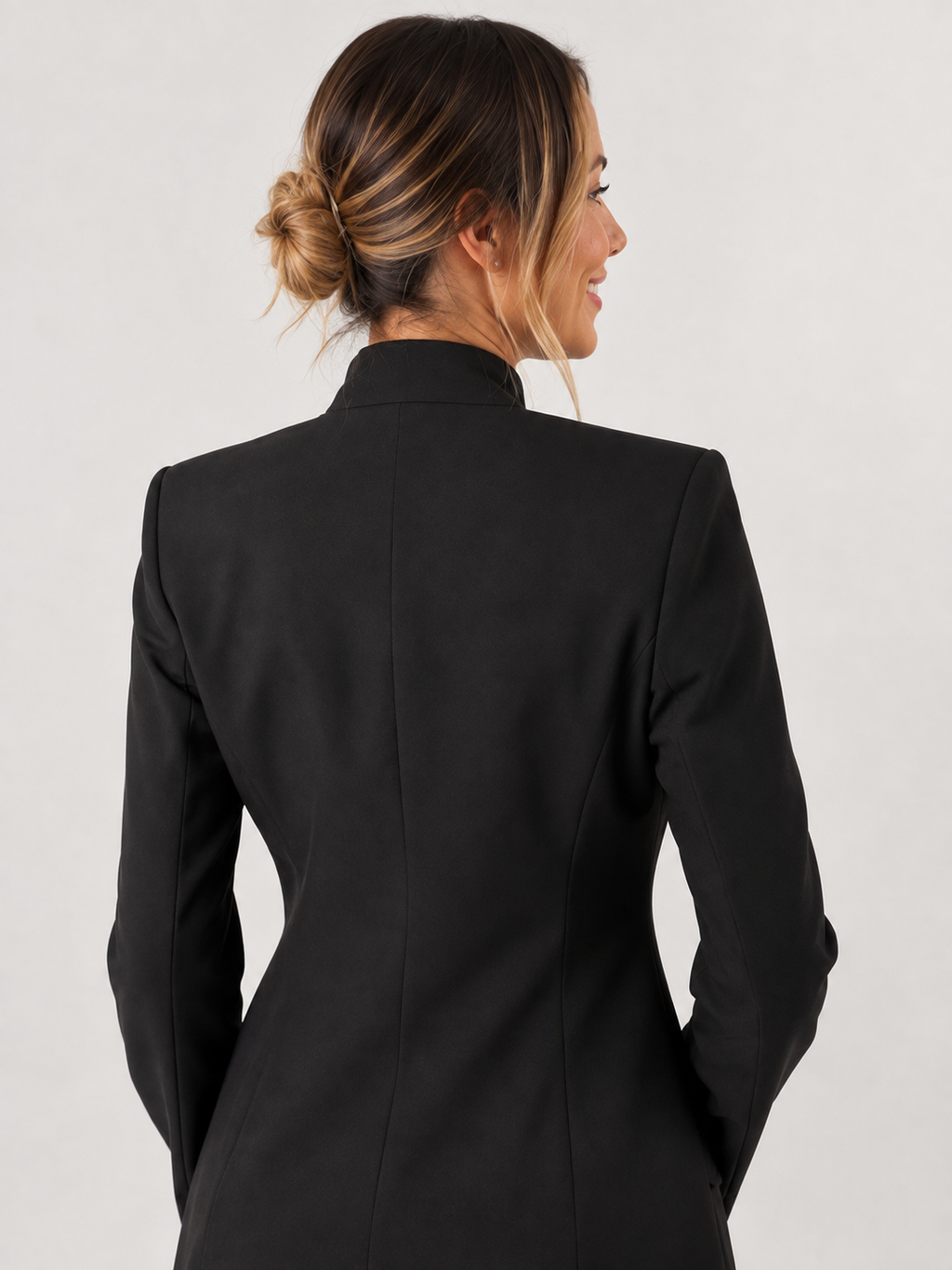 Robe Blazer Chic Femme Noir