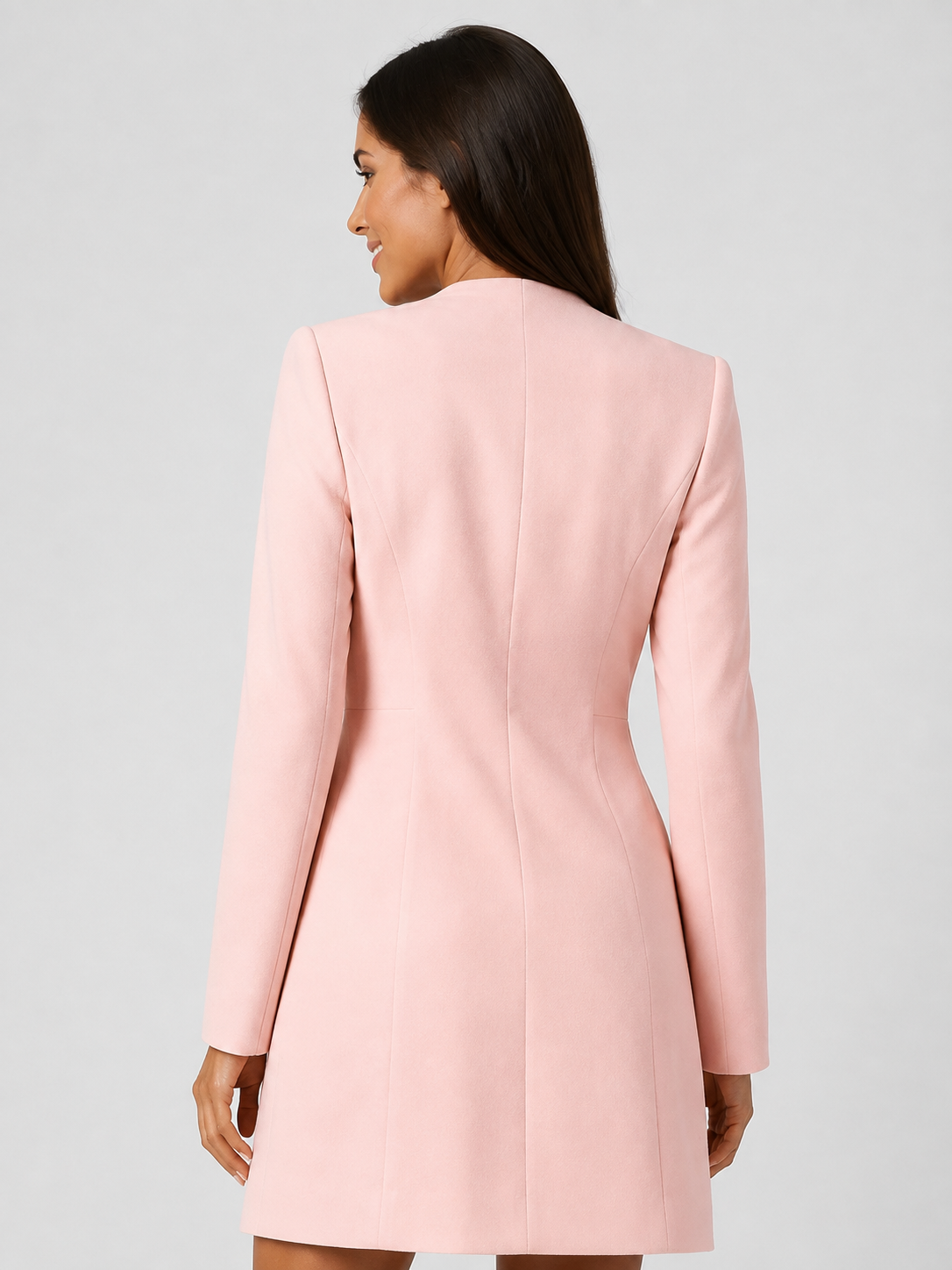 Robe Blazer Cintrée Femme Rose