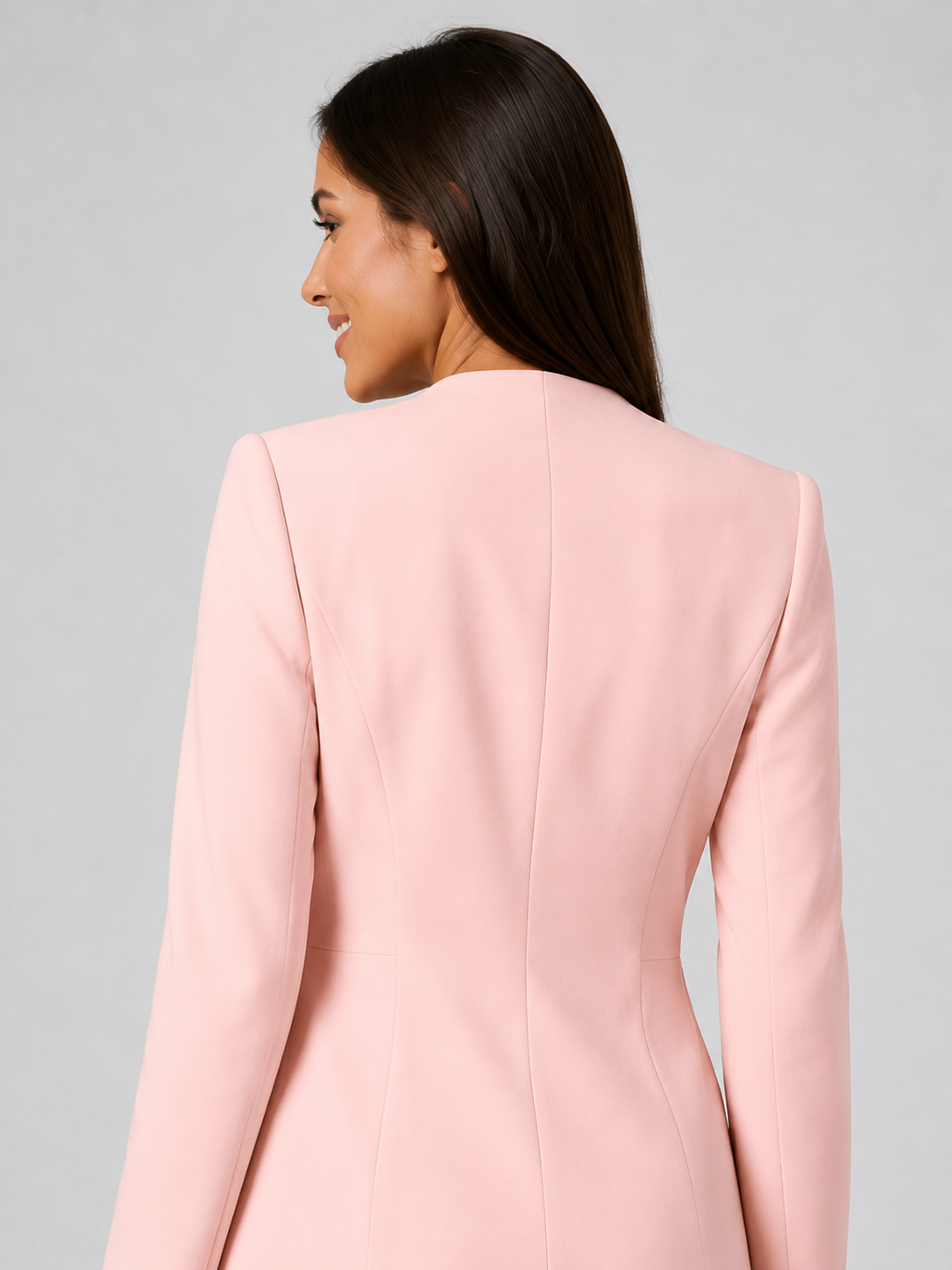 Robe Blazer Cintrée Femme Rose