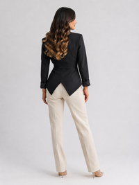 Blazer Cintré Noir Femme