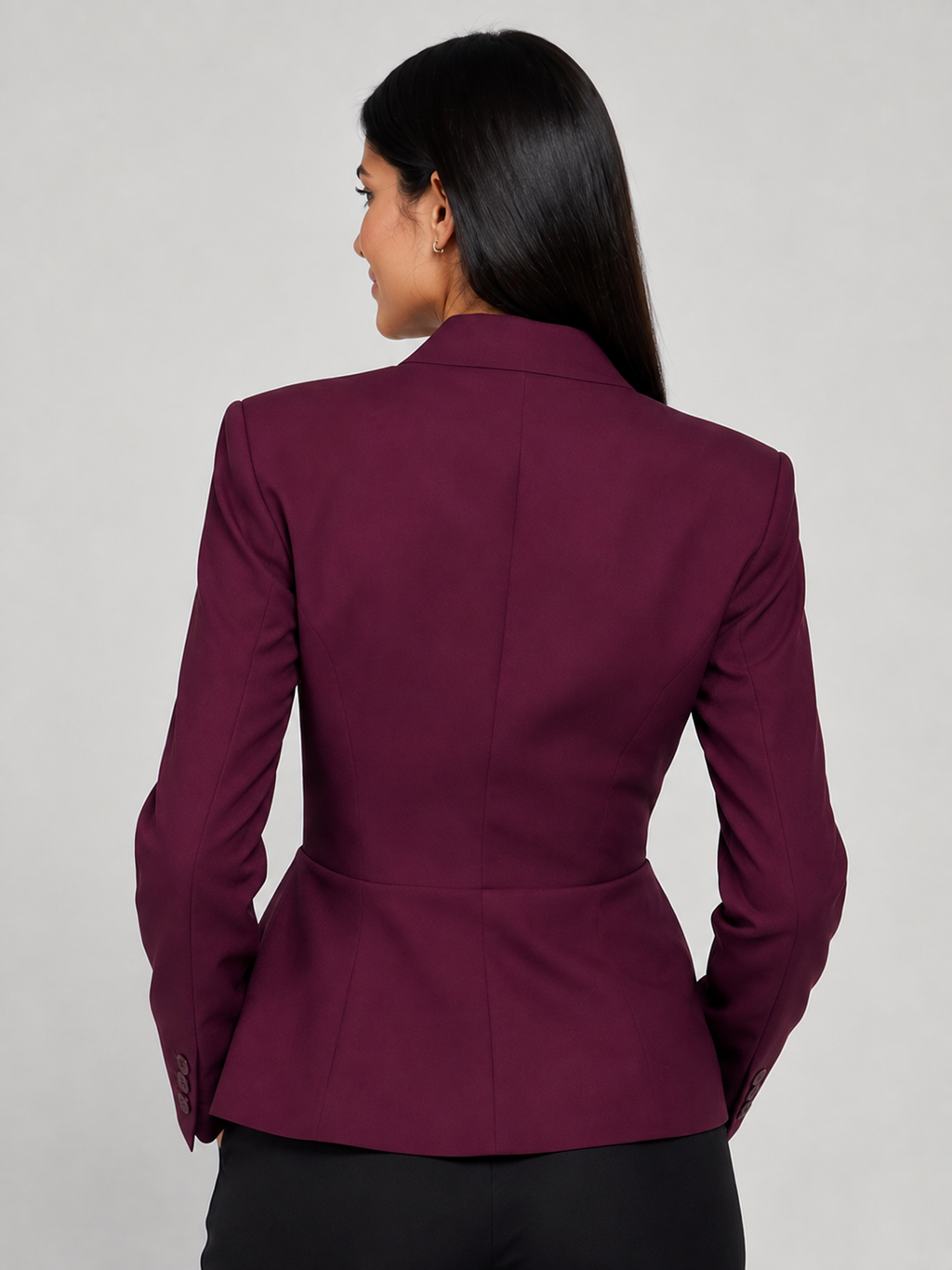 Blazer Cintré Rose Femme