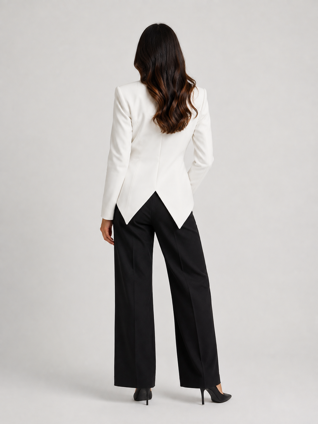 Blazer Cintré Blanc Femme