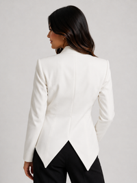 Blazer Cintré Blanc Femme