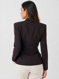Blazer Cintré Marron Femme