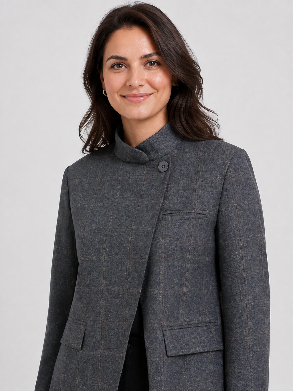 Veste Blazer Femme Grise