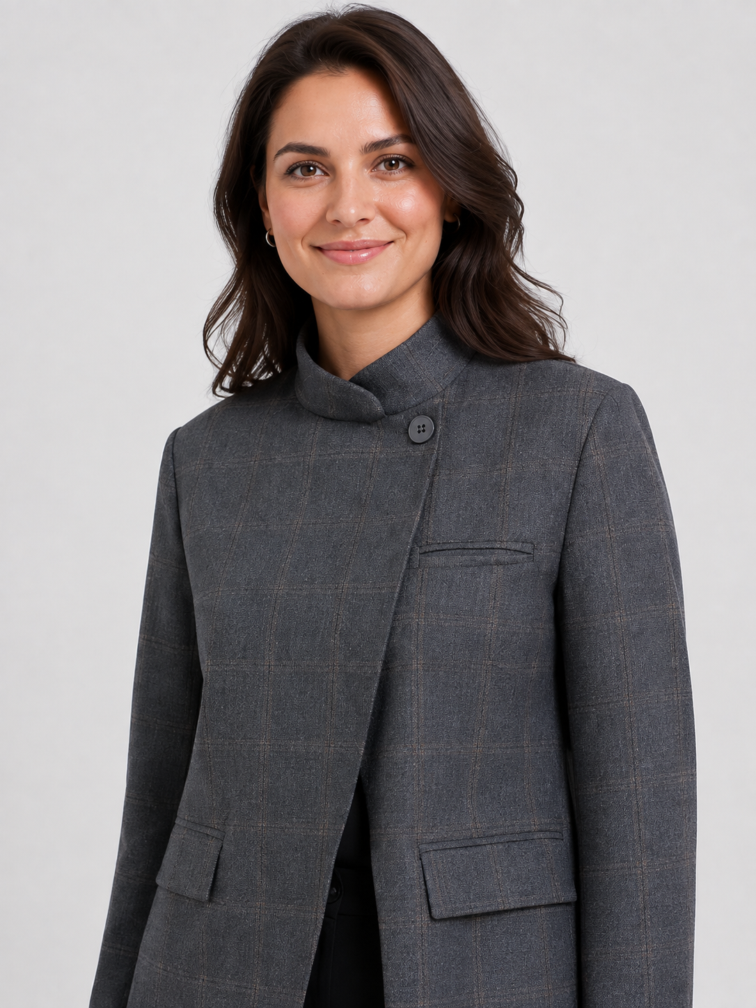 Veste Blazer Femme Grise