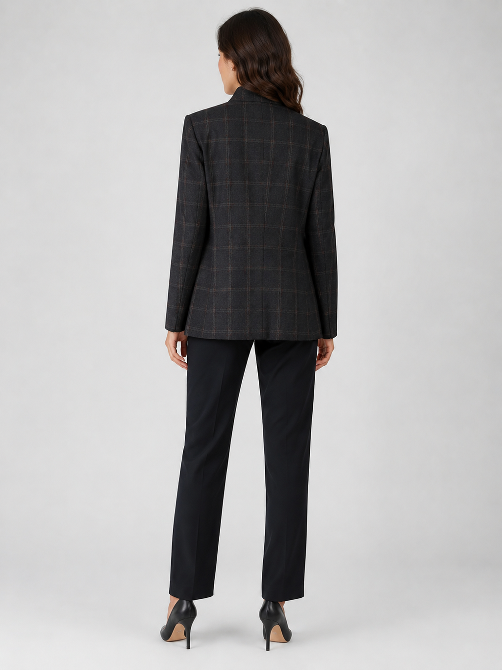 Veste Blazer Longue Noir Femme