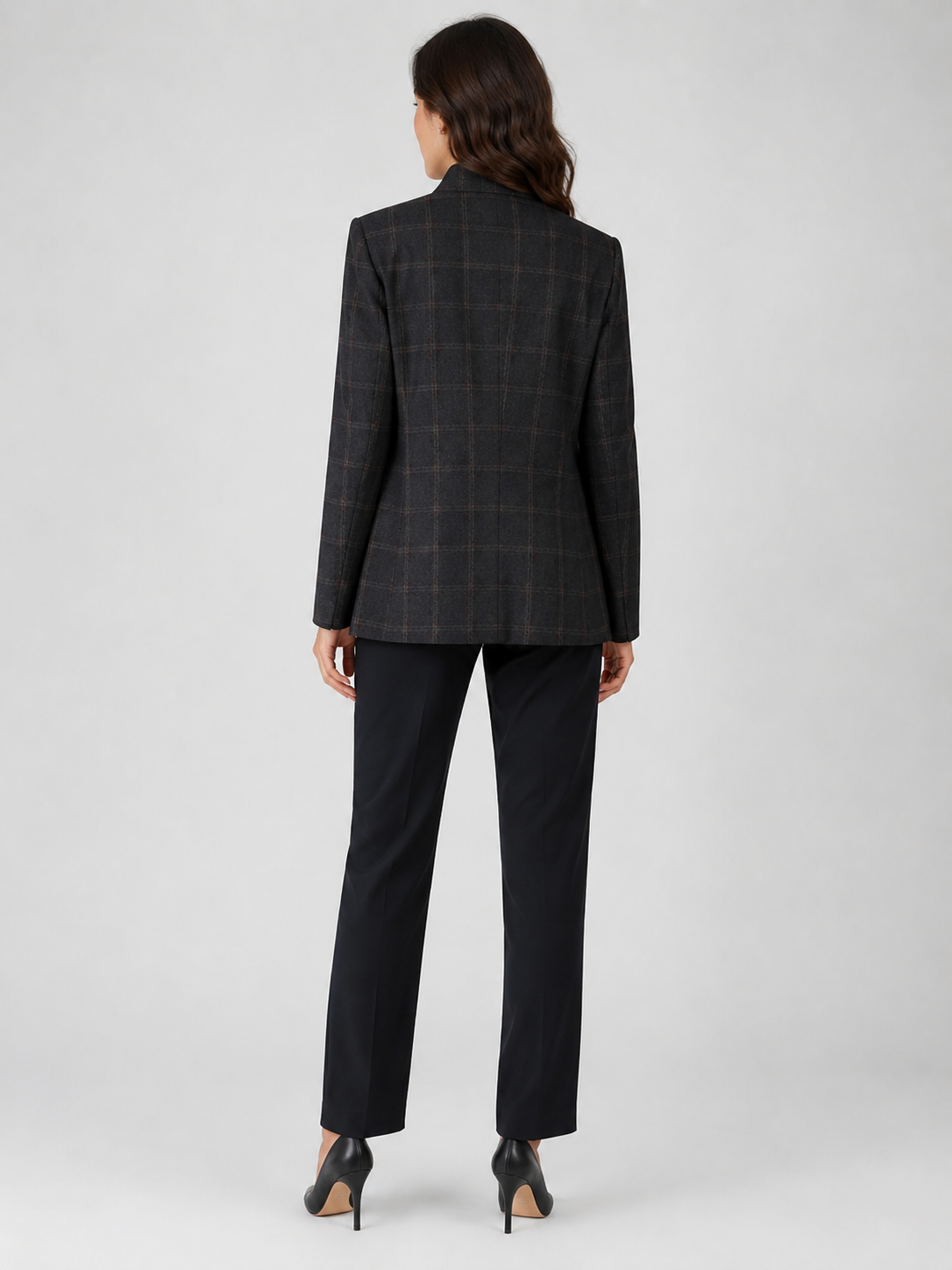 Veste Blazer Longue Noir Femme