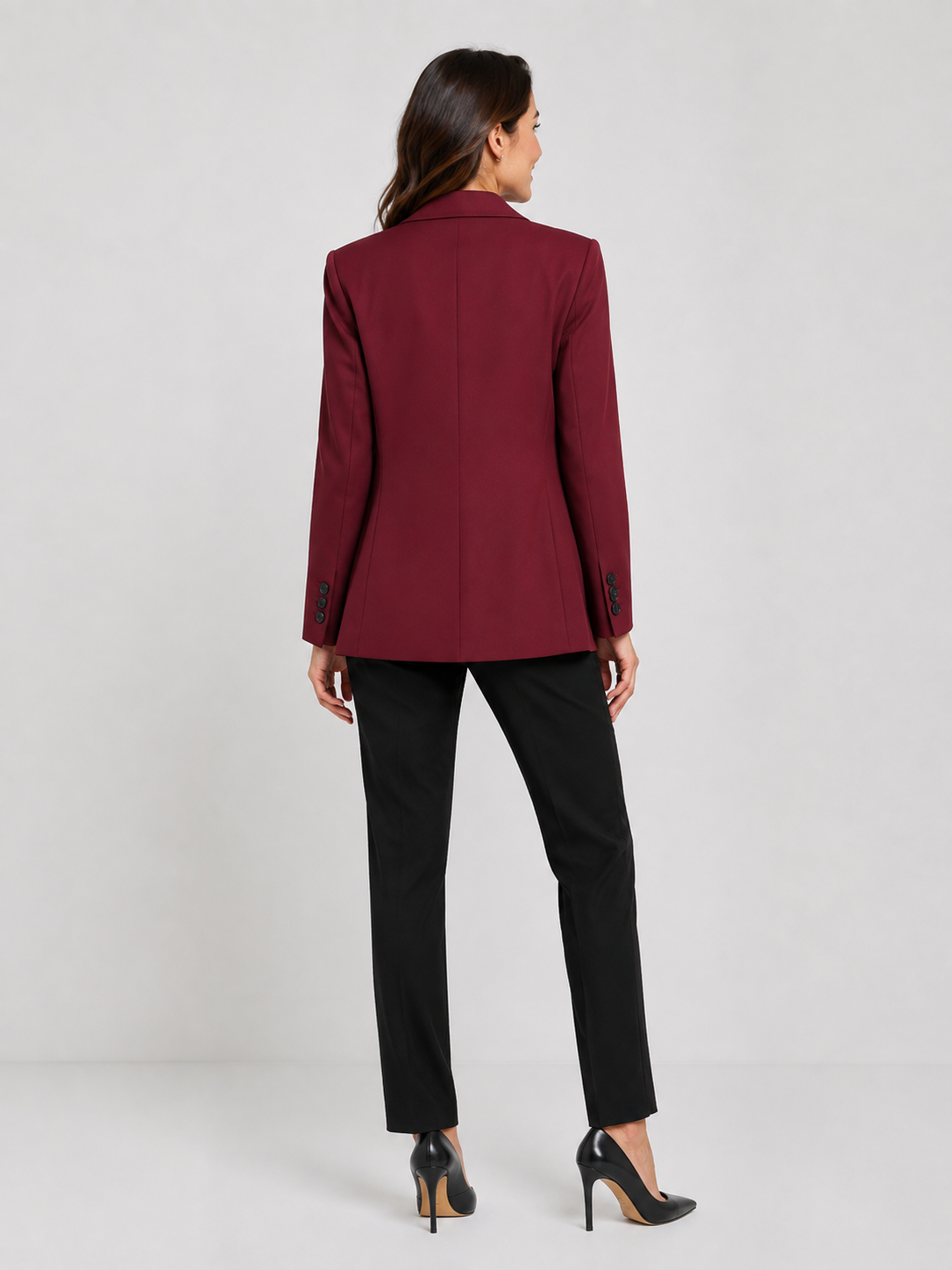 Blazer Oversize Femme Rouge