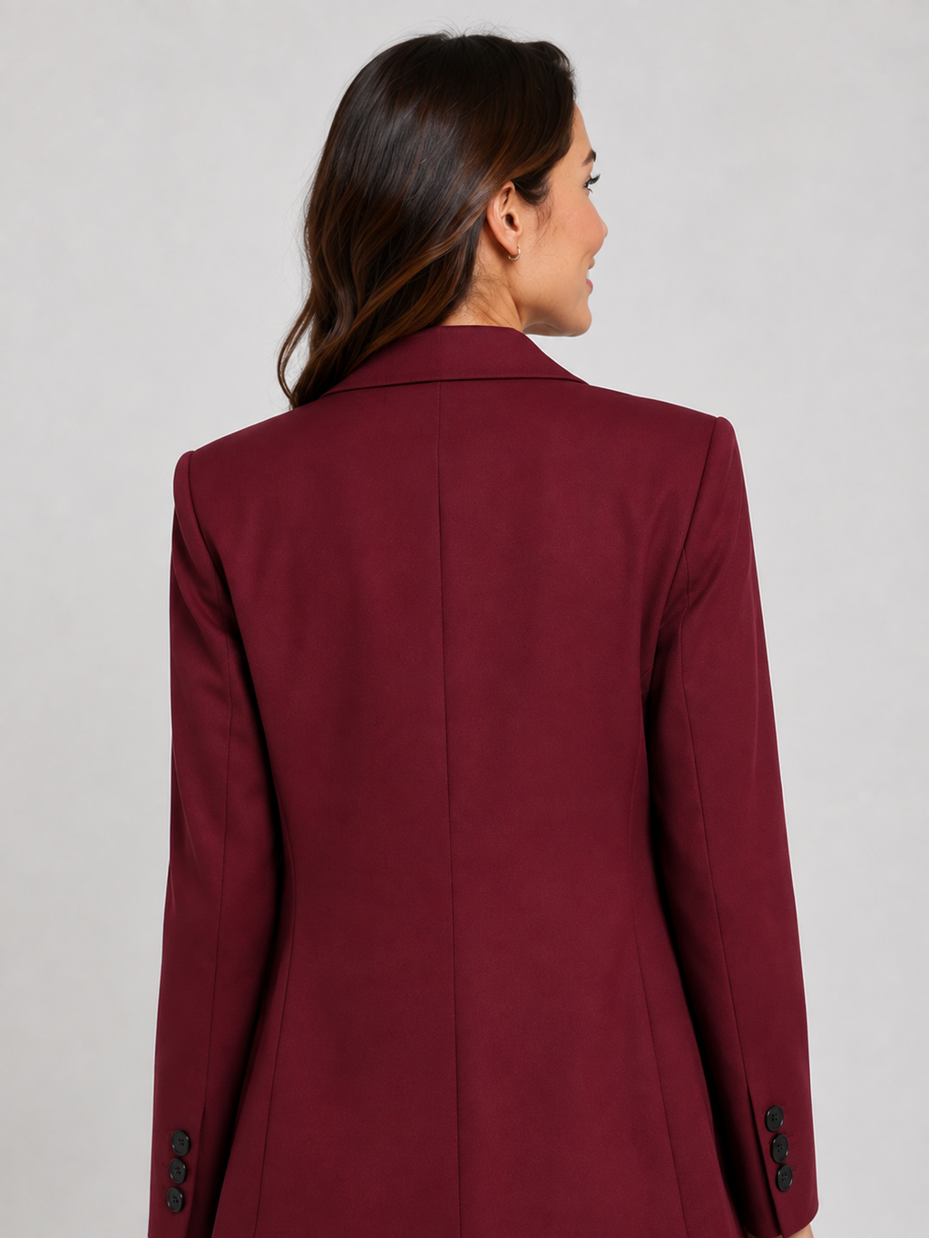 Blazer Oversize Femme Rouge