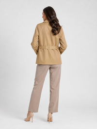 Trench Femme Court Beige