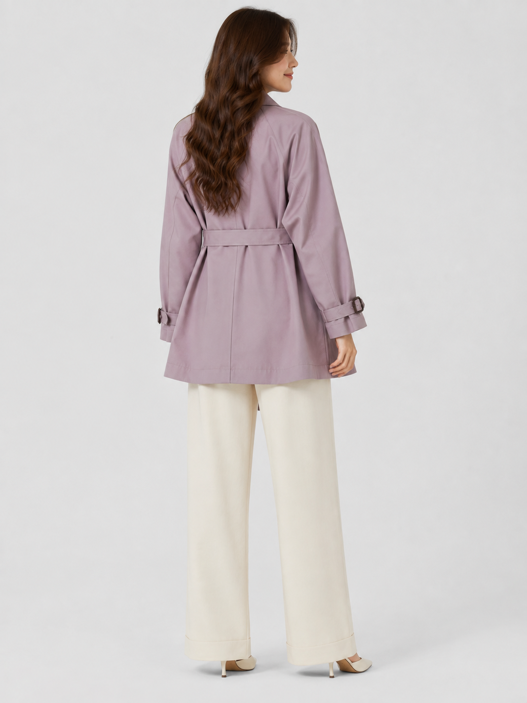 Manteau Trench Col Montant