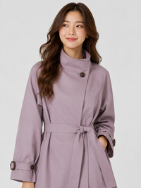 Manteau Trench Col Montant